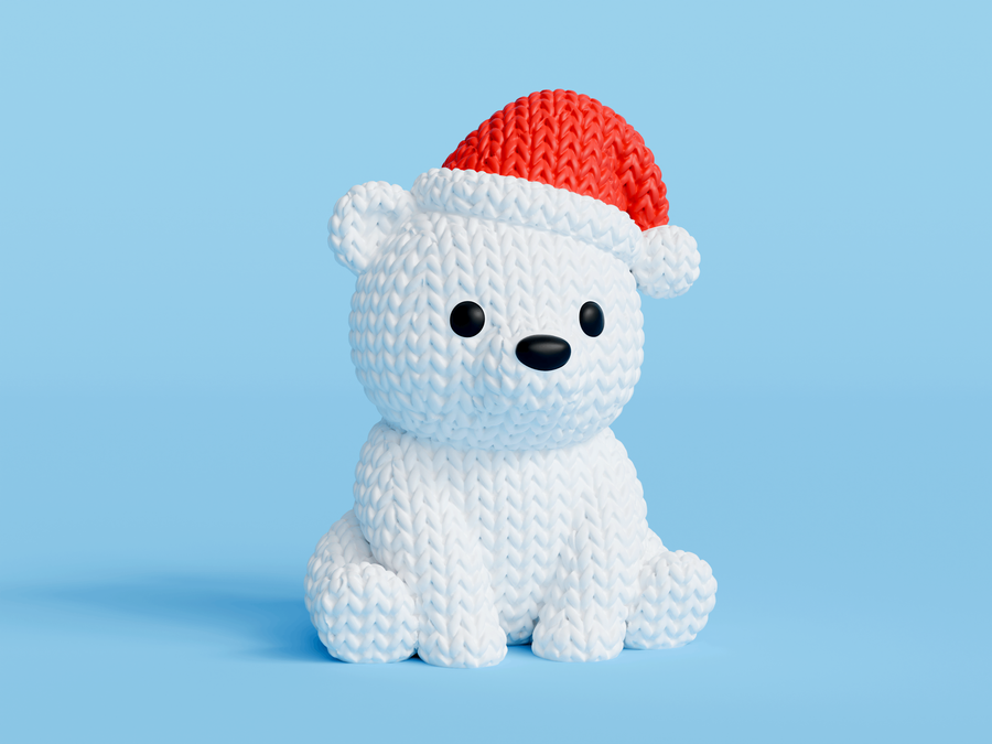 Santa Polar Bear