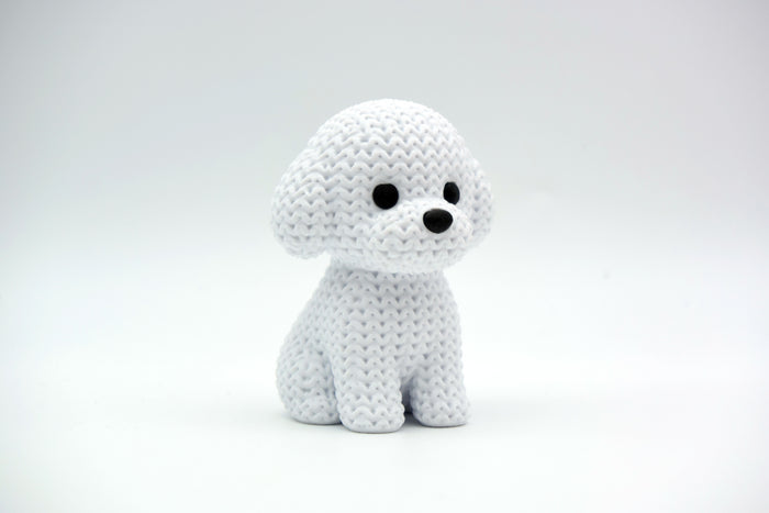 Bichon Frise Printlits 3D printed collectable character