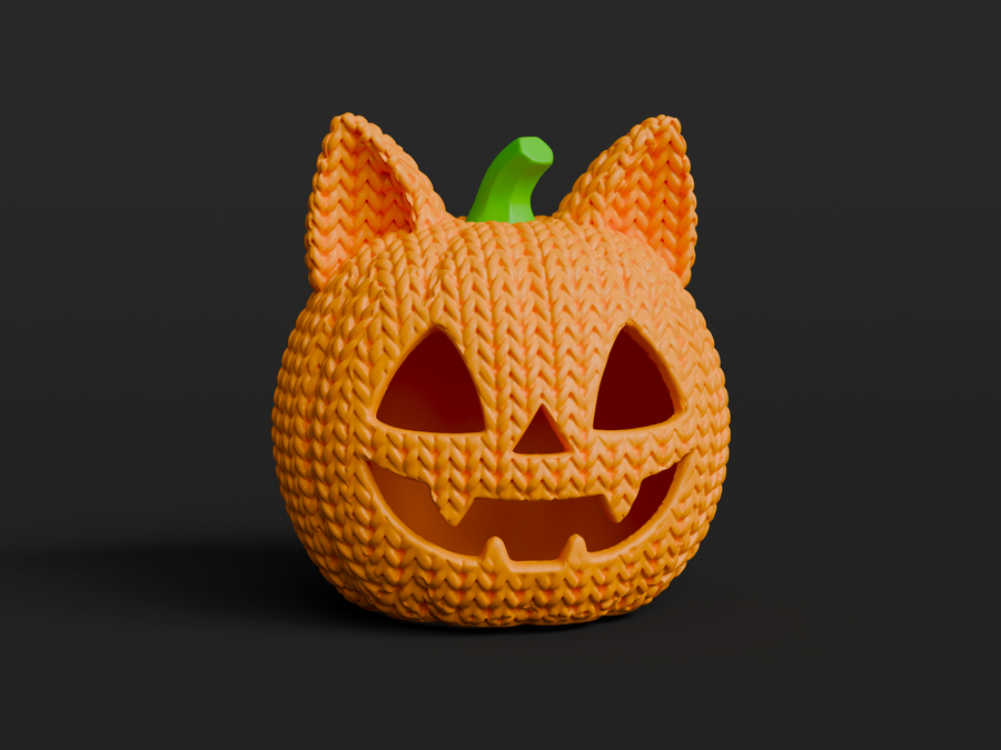 Jack-O-Lantern Cat